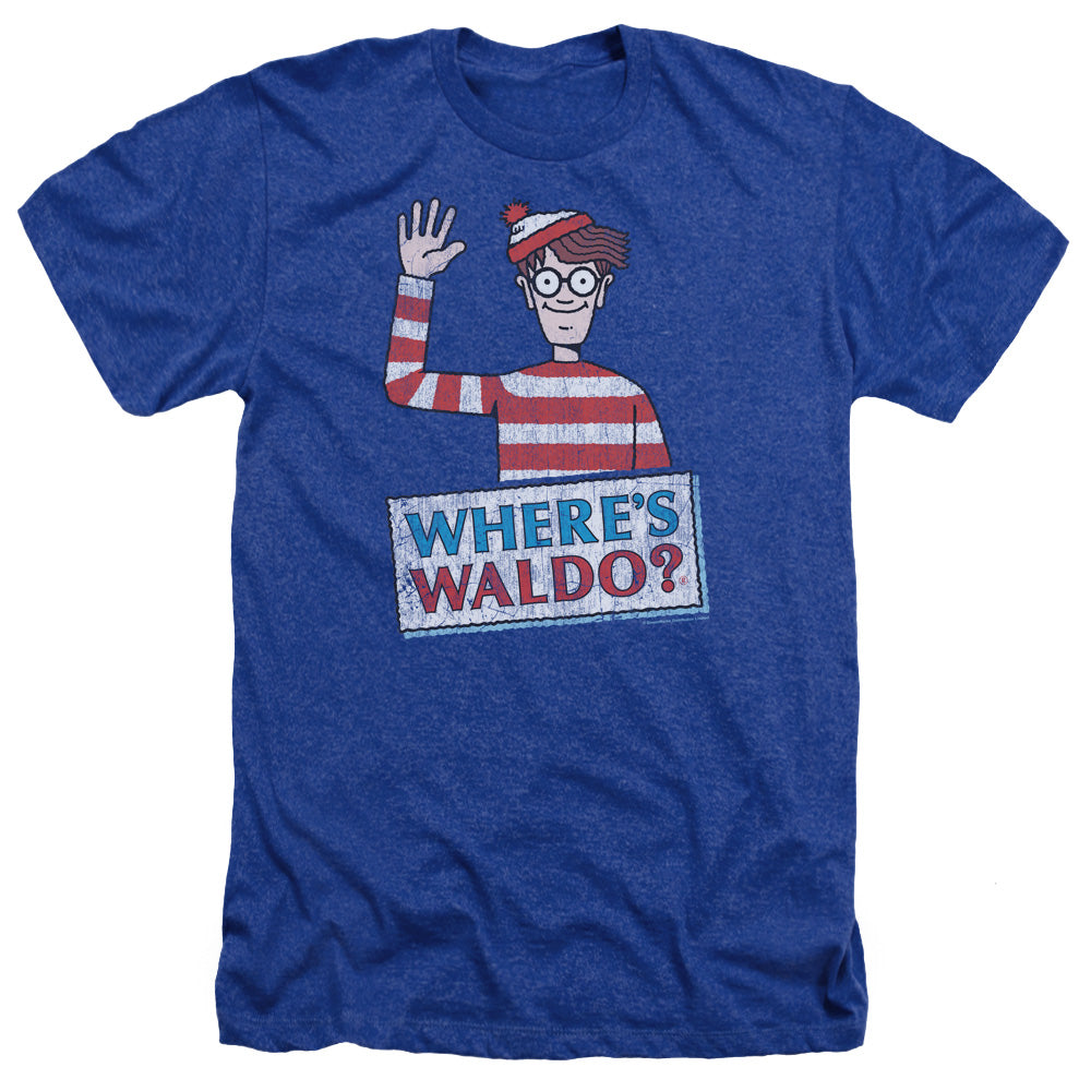 WHERES WALDO/WALDO WAVE - ADULT HEATHER - ROYAL BLUE