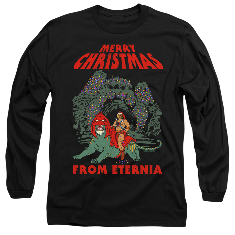 MASTERS OF THE UNIVERSE/ETERNIA CHRISTMAS - L/S ADULT 18/1 - BLACK