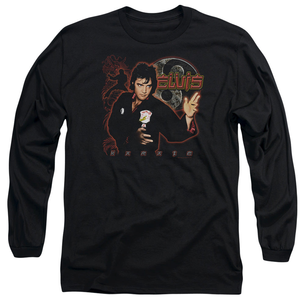 ELVIS PRESLEY/KARATE -  L/S ADULT 18/1  - BLACK