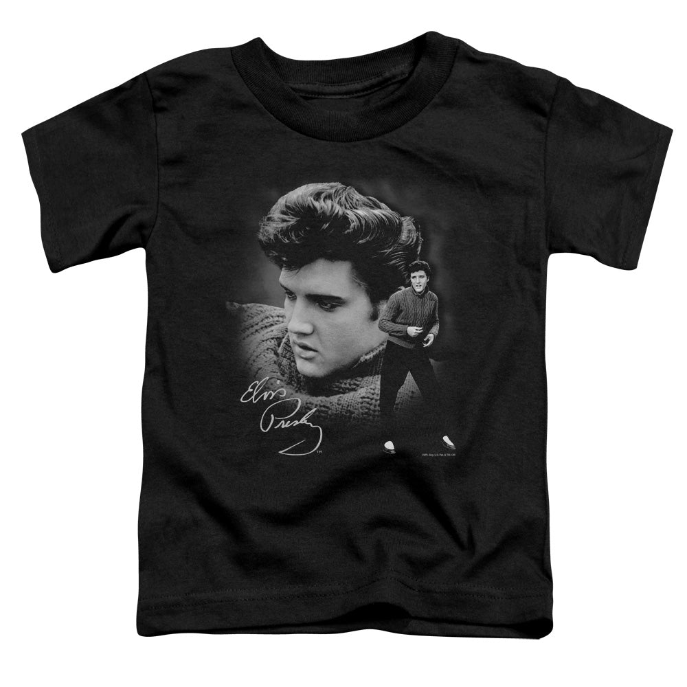 ELVIS PRESLEY/SWEATER - S/S TODDLER TEE - BLACK
