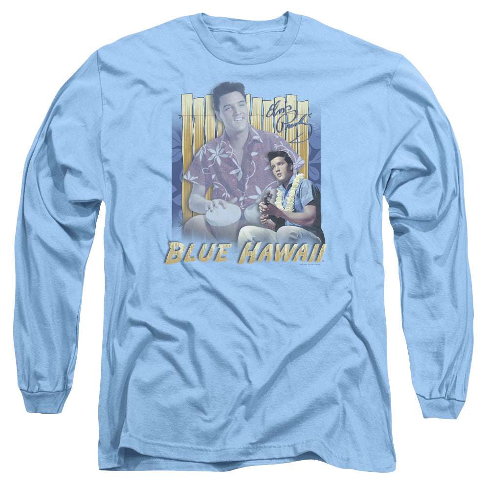ELVIS PRESLEY/BLUE HAWAII - L/S ADULT 18/1 - CAROLINA BLUE