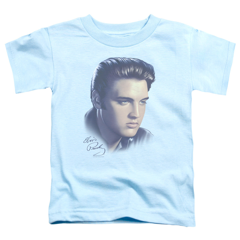 ELVIS PRESLEY/BIG PORTRAIT - S/S TODDLER TEE - LIGHT BLUE