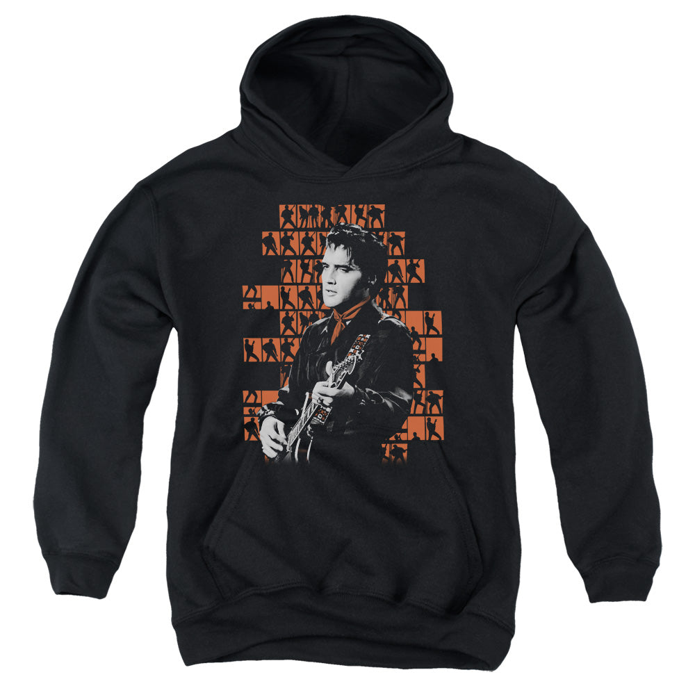 ELVIS PRESLEY/1968 -  YOUTH PULLOVER HOODIE  - BLACK