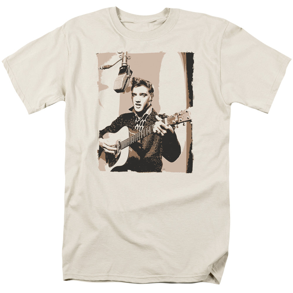 ELVIS PRESLEY/SEPIA STUDIO - S/S ADULT 18/1 - CREAM