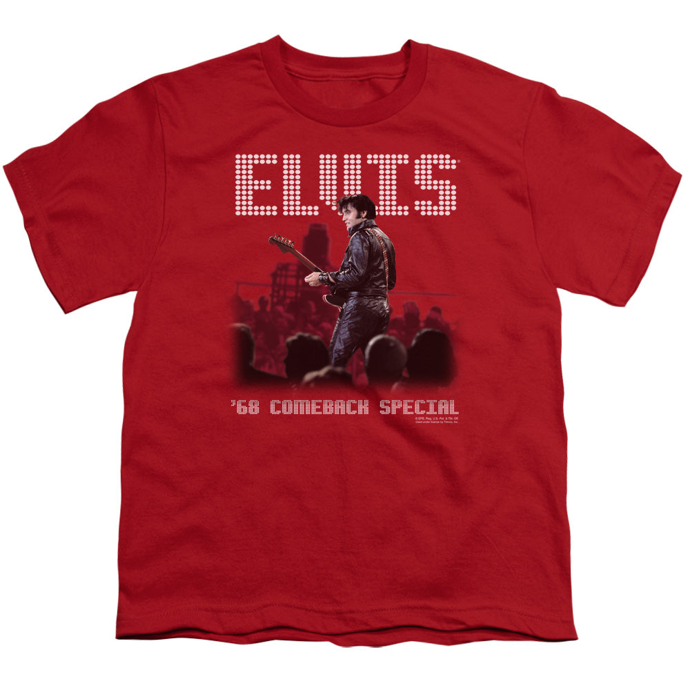 ELVIS PRESLEY/RETURN OF THE KING - S/S YOUTH 18/1 - RED