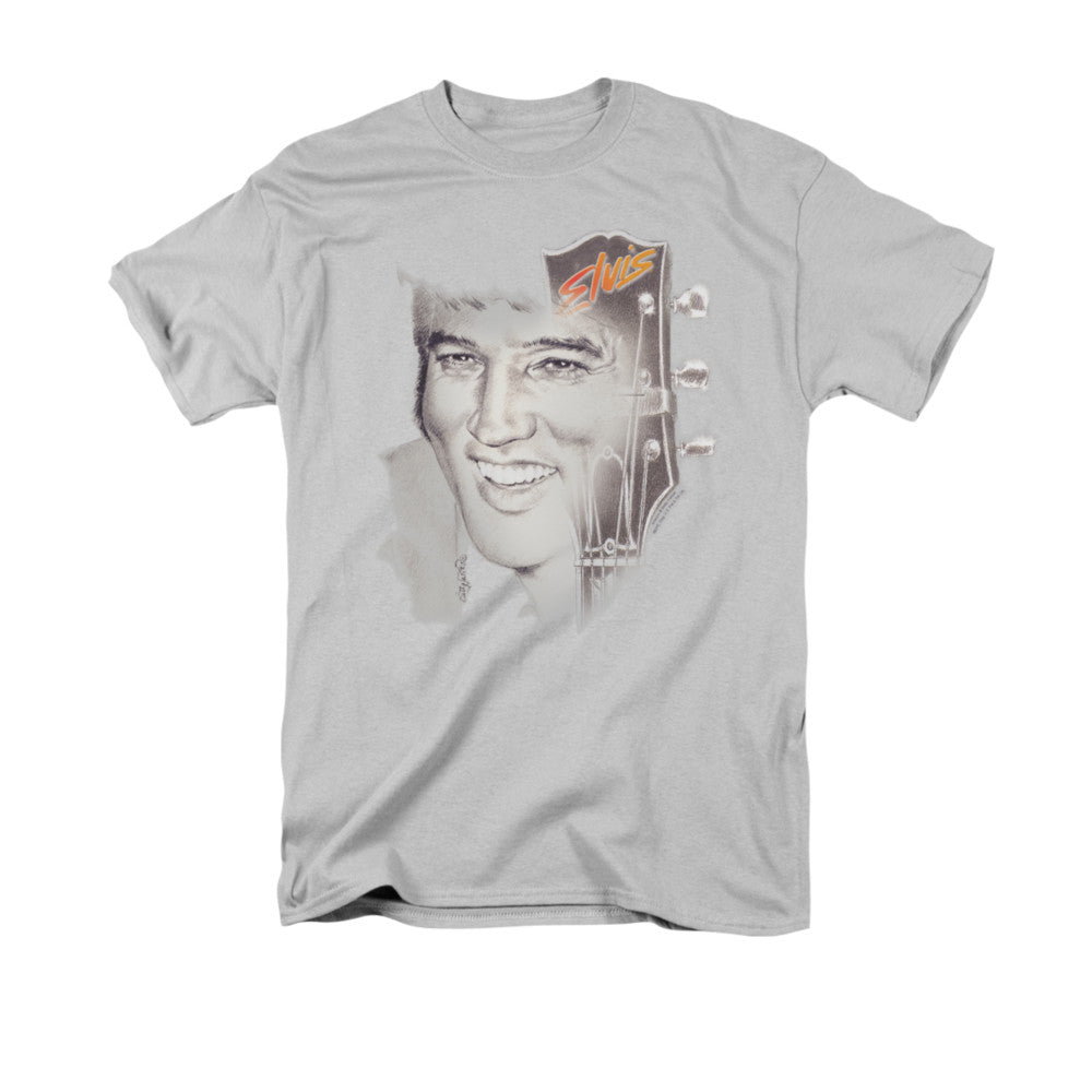 ELVIS PRESLEY/SMILE 2 - S/S ADULT 18/1 - SILVER