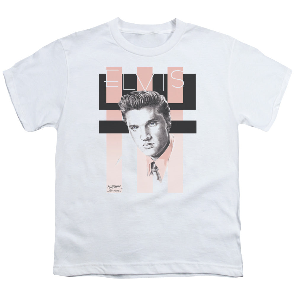 ELVIS PRESLEY/RETRO - S/S YOUTH 18/1 - WHITE