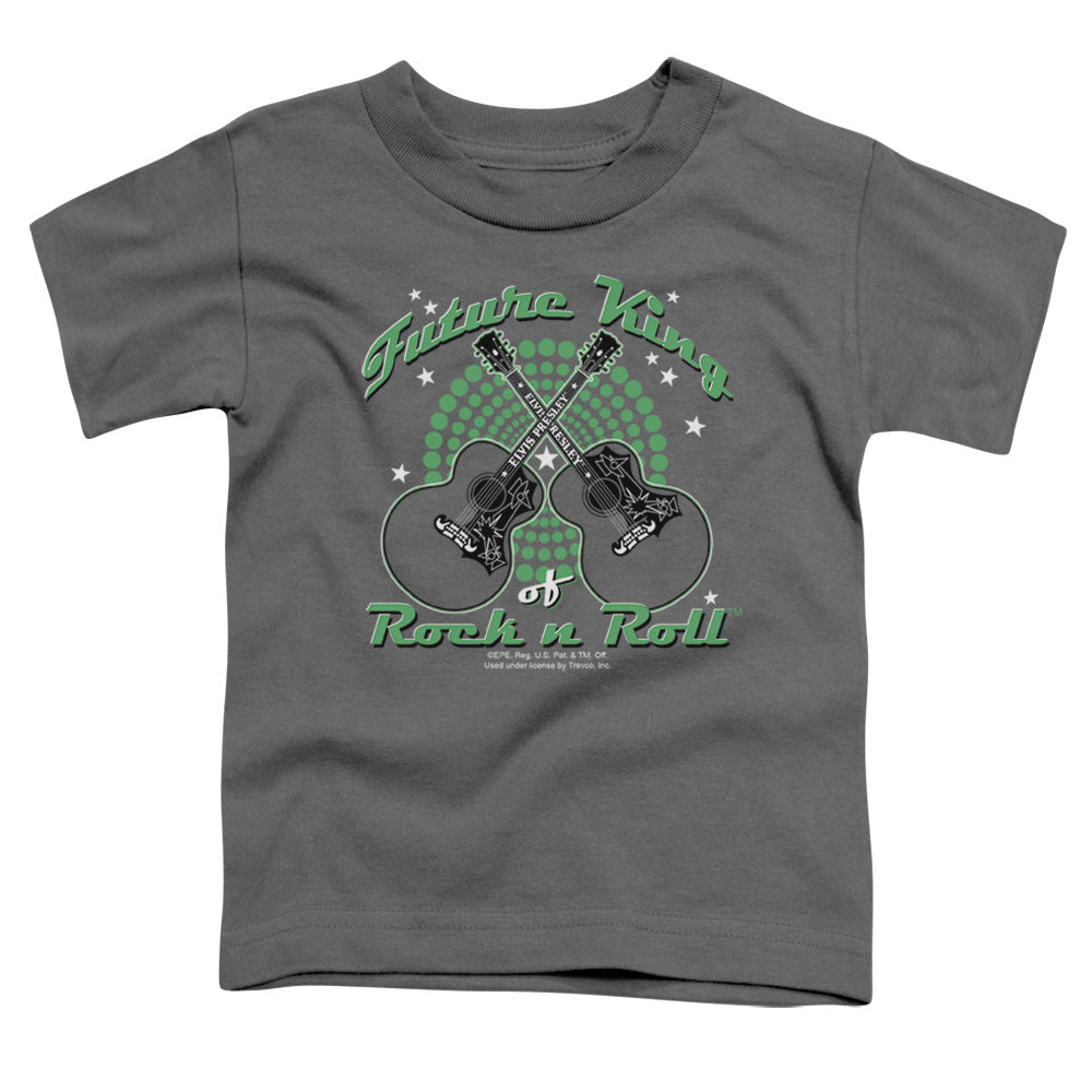 ELVIS PRESLEY/FUTURE KING - S/S TODDLER TEE - CHARCOAL