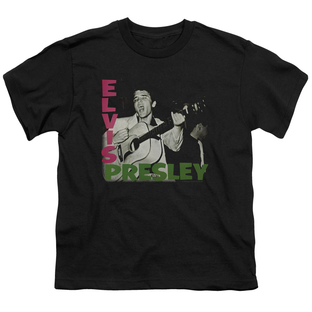 ELVIS PRESLEY/ELVIS PRESLEY ALBUM - S/S YOUTH 18/1 - BLACK
