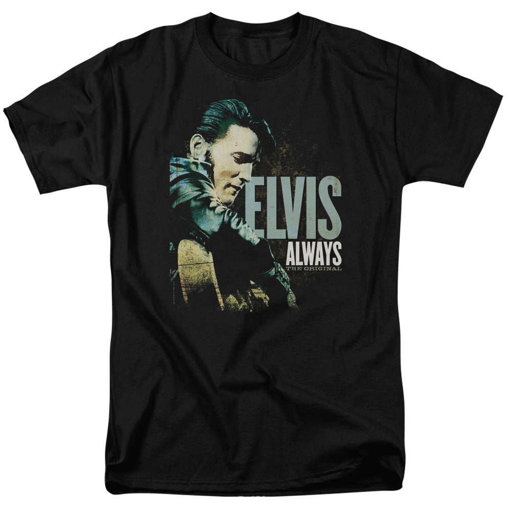 ELVIS PRESLEY/ALWAYS THE ORIGINAL - S/S ADULT 18/1 - BLACK