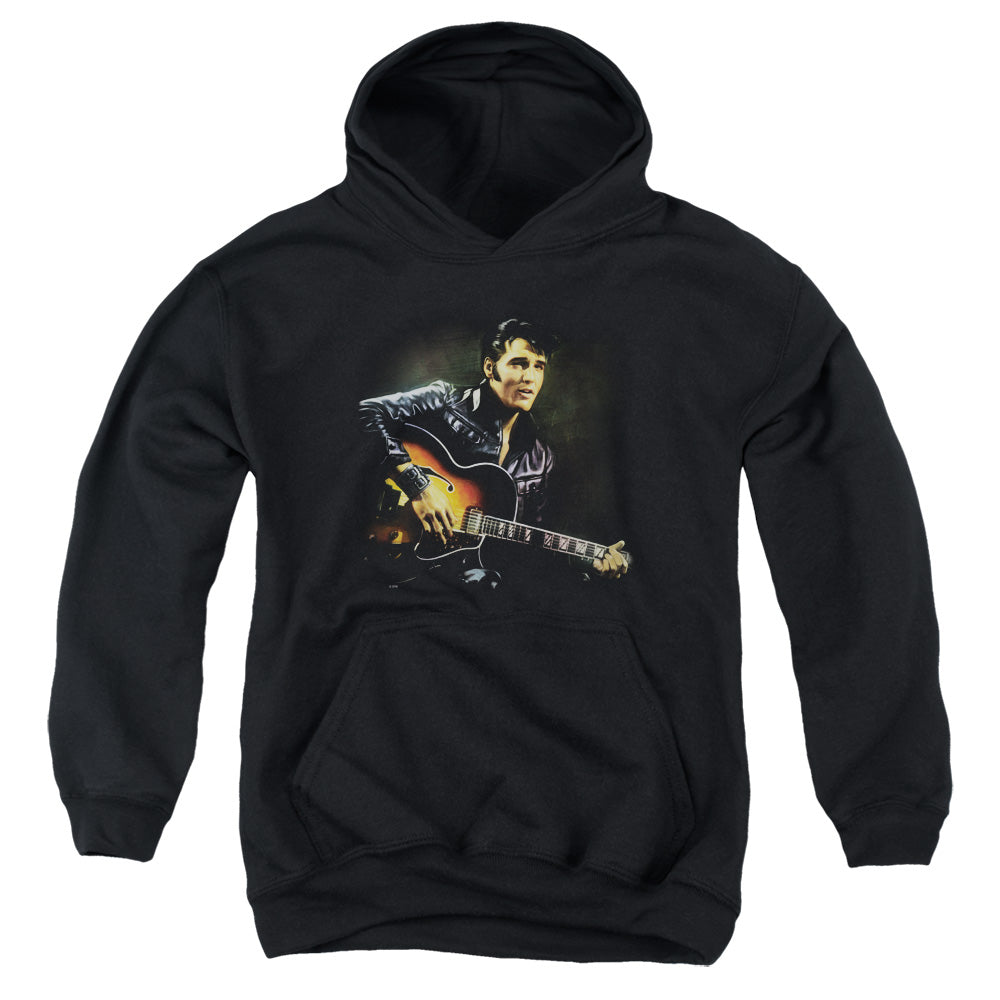 ELVIS PRESLEY/1968 -  YOUTH PULLOVER HOODIE  - BLACK