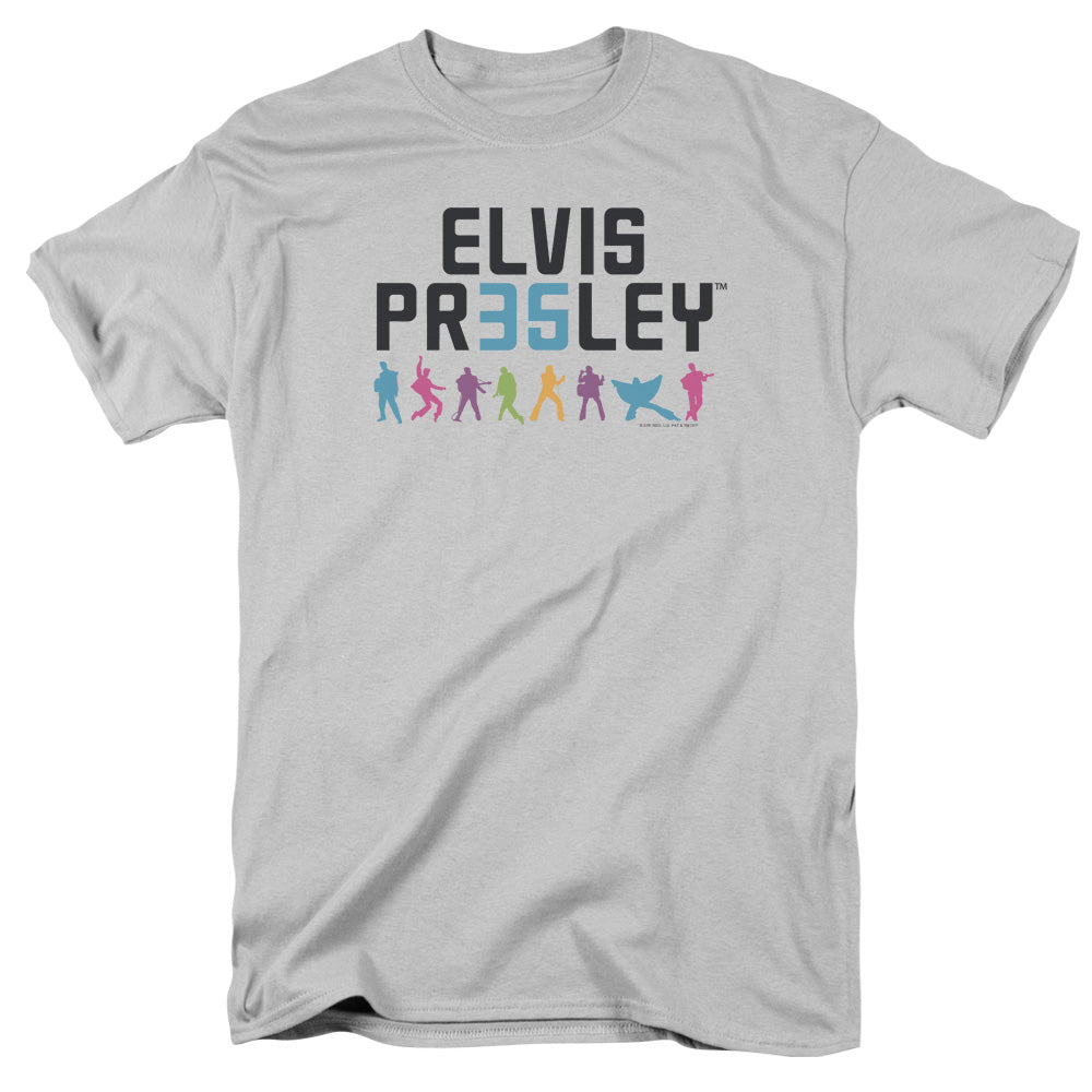 ELVIS PRESLEY/35 - S/S ADULT 18/1 - SILVER