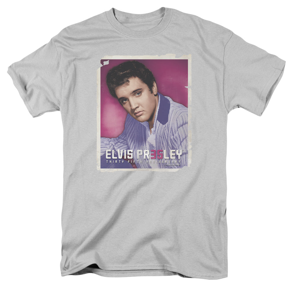 ELVIS PRESLEY/35 JACKET - S/S ADULT 18/1 - SILVER
