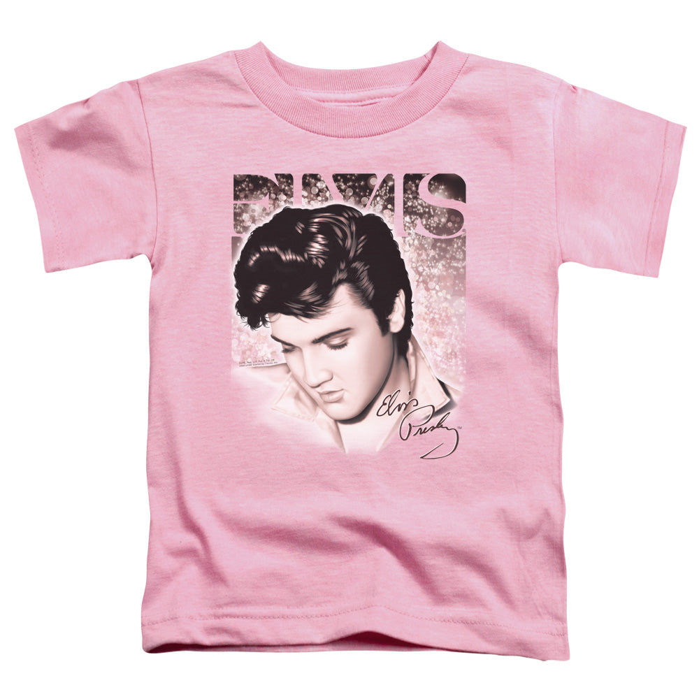 ELVIS PRESLEY/STAR LIGHT - S/S TODDLER TEE - PINK