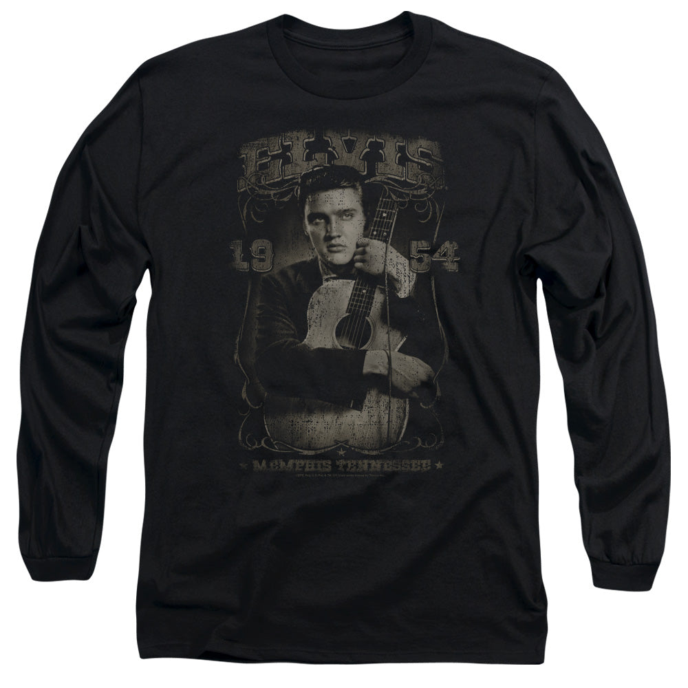 ELVIS PRESLEY/1954 - L/S ADULT 18/1 - BLACK