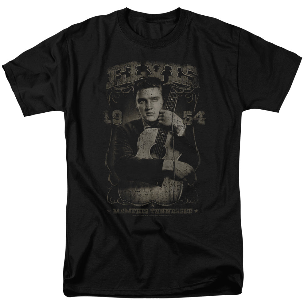 ELVIS PRESLEY/1954 - S/S ADULT 18/1 - BLACK
