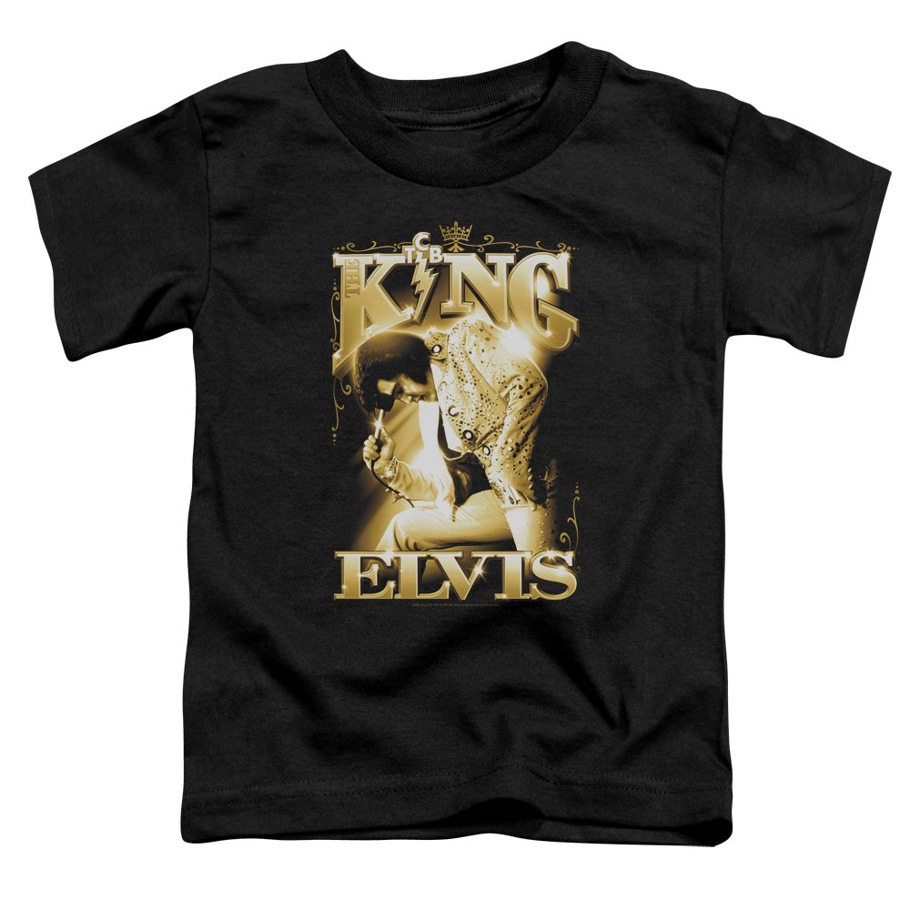 ELVIS PRESLEY/THE KING - S/S TODDLER TEE - BLACK
