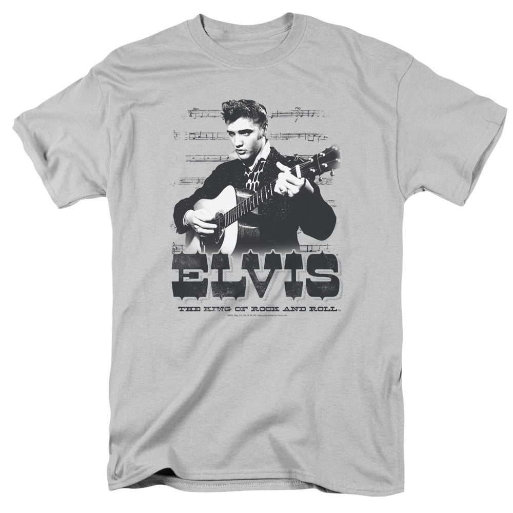 ELVIS PRESLEY/THE KING OF - S/S ADULT 18/1 - SILVER