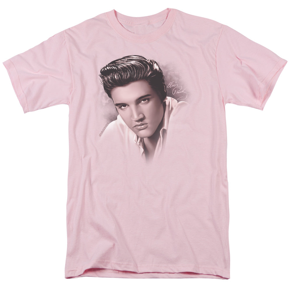 ELVIS PRESLEY/THE STARE - S/S ADULT 18/1 - PINK