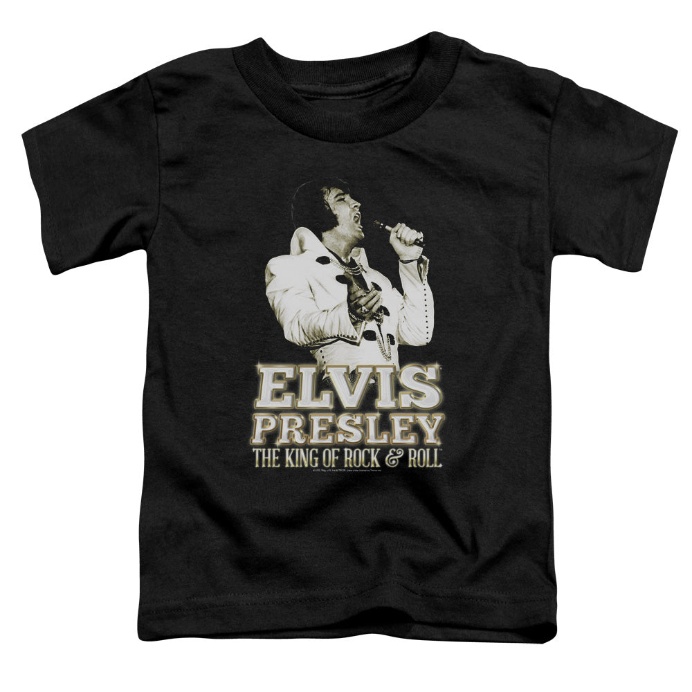 ELVIS PRESLEY/GOLDEN - S/S TODDLER TEE - BLACK
