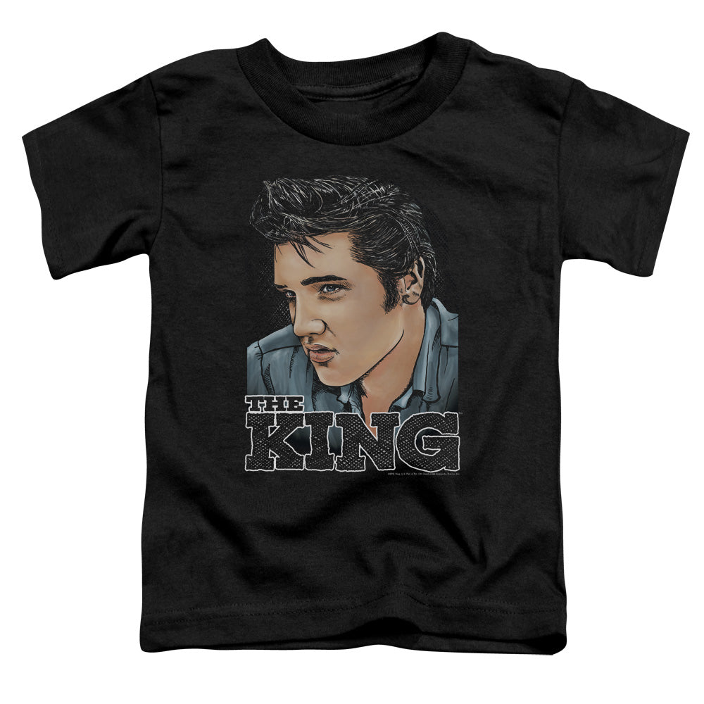ELVIS PRESLEY/GRAPHIC KING - S/S TODDLER TEE - BLACK
