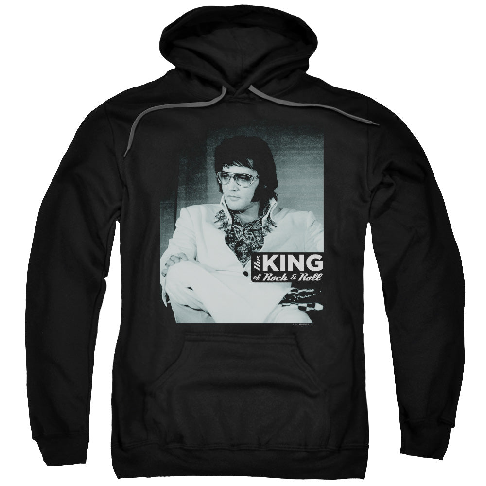 ELVIS PRESLEY/GOOD TO BE - ADULT PULLOVER HOODIE - BLACK