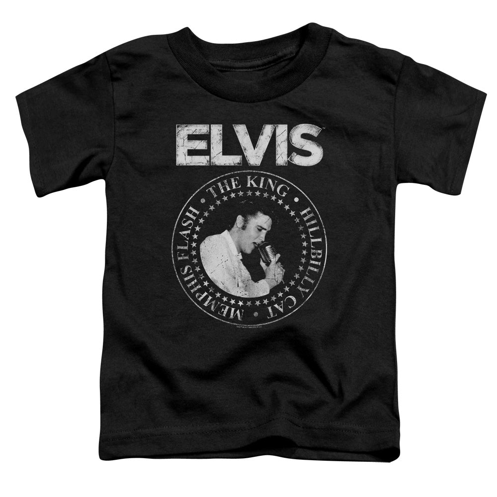 ELVIS PRESLEY/ROCK KING - S/S TODDLER TEE - BLACK