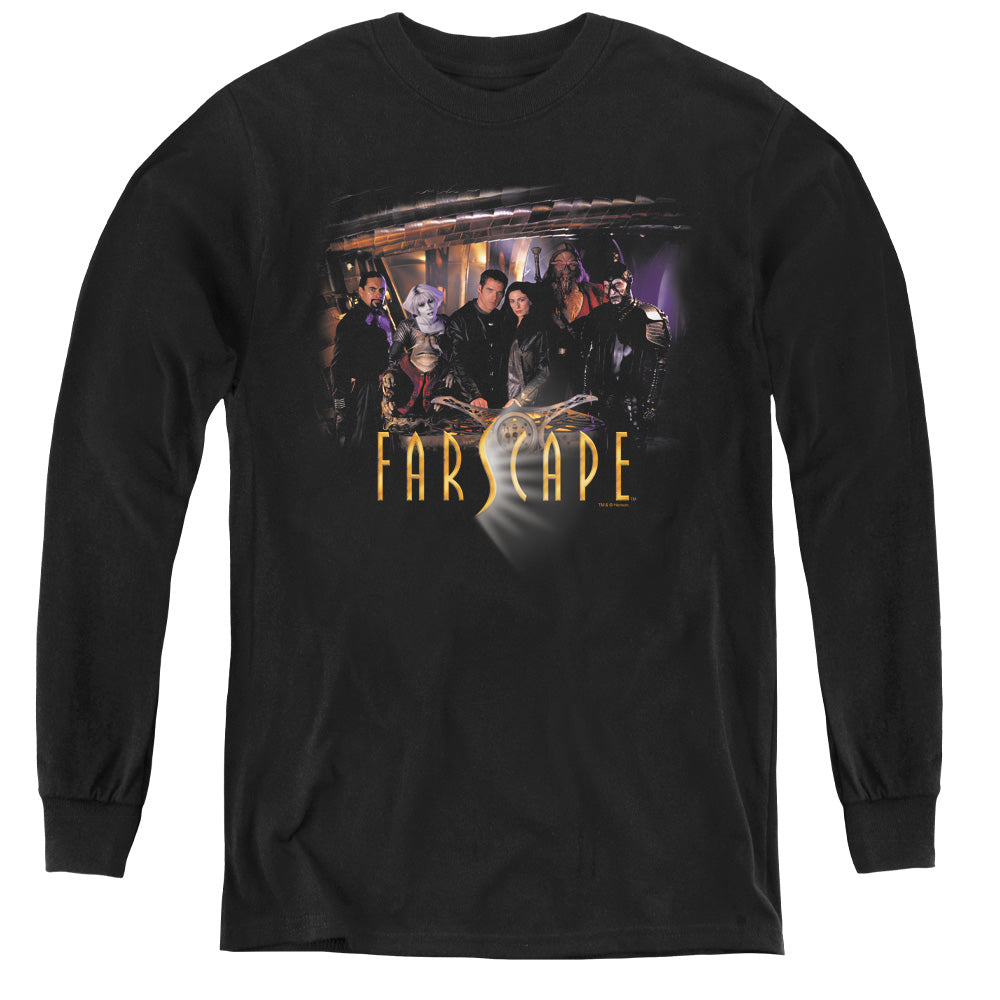 FARSCAPE/CAST - YOUTH LONG SLEEVE TEE - BLACK