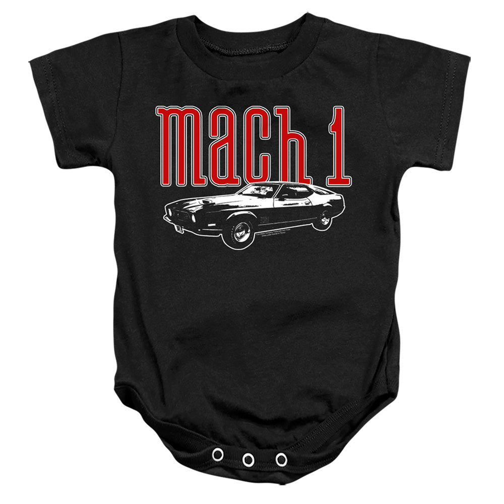 FORD MUSTANG/MACH 1 - INFANT SNAPSUIT - BLACK