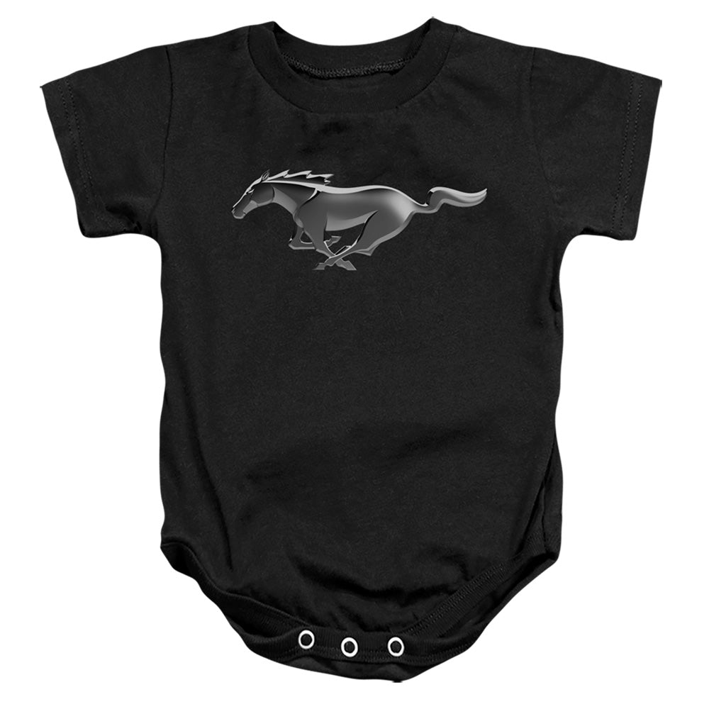 FORD MUSTANG/MODERN MUSTANG - INFANT SNAPSUIT - BLACK