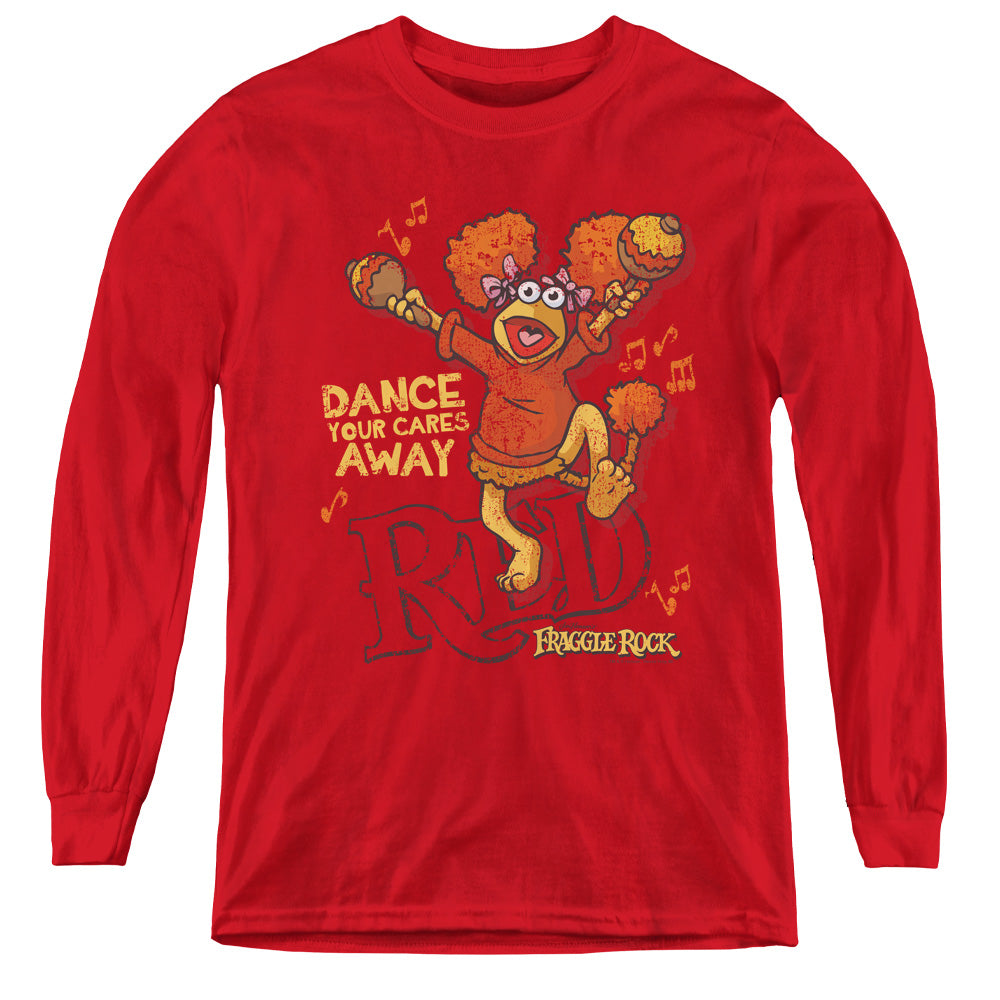 FRAGGLE ROCK/DANCE - YOUTH LONG SLEEVE TEE - RED