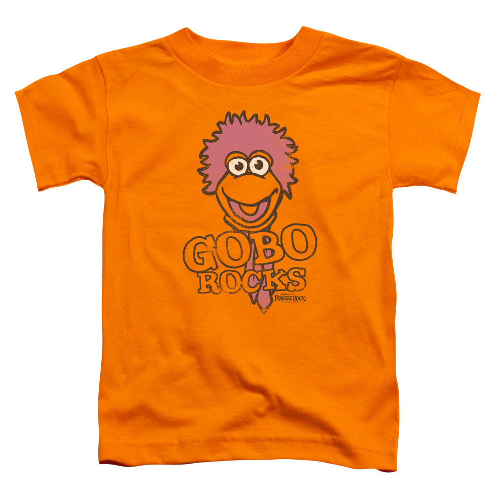 FRAGGLE ROCK/GOBO ROCKS - S/S TODDLER TEE - ORANGE