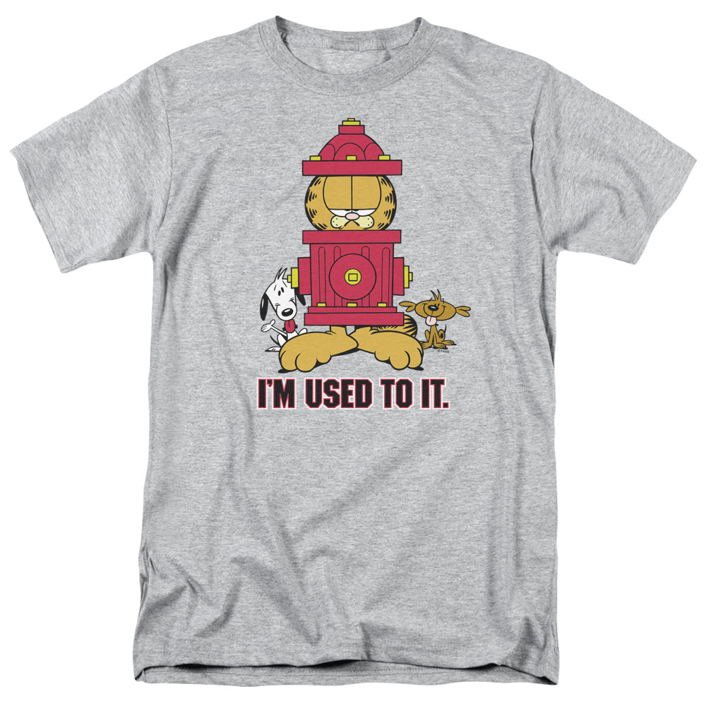GARFIELD/IM USED TO IT - S/S ADULT 18/1 - ATHLETIC HEATHER