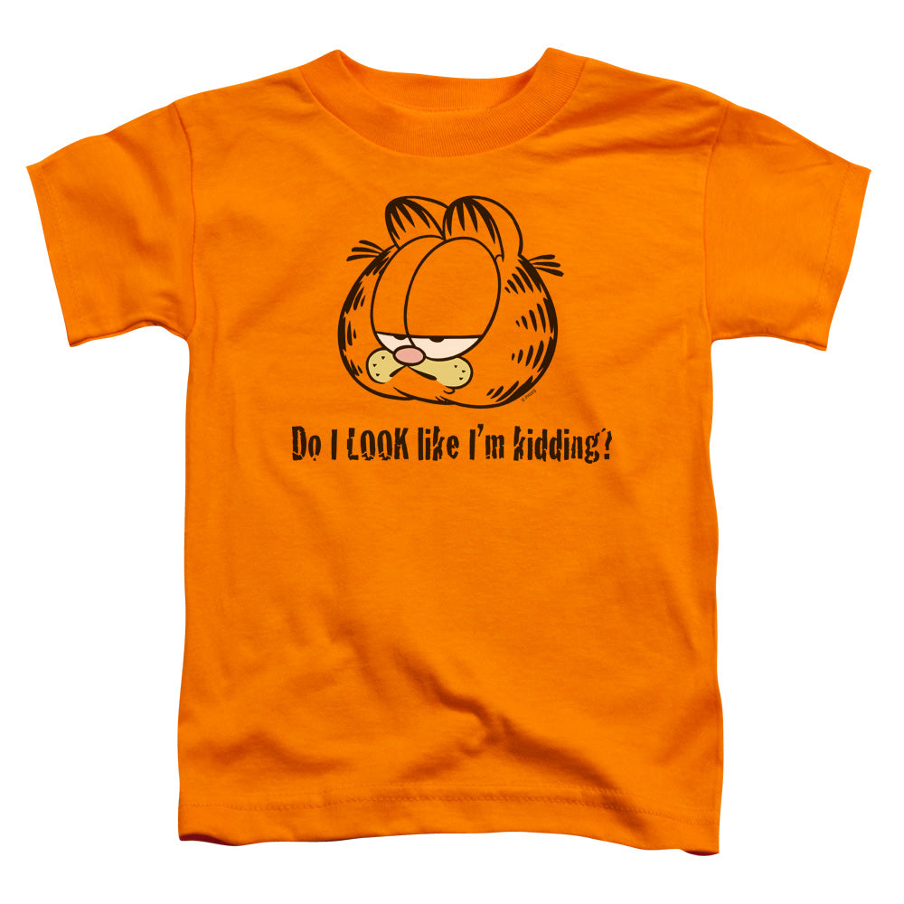 GARFIELD/DO I LOOK LIKE IM KIDDING - S/S TODDLER TEE - ORANGE
