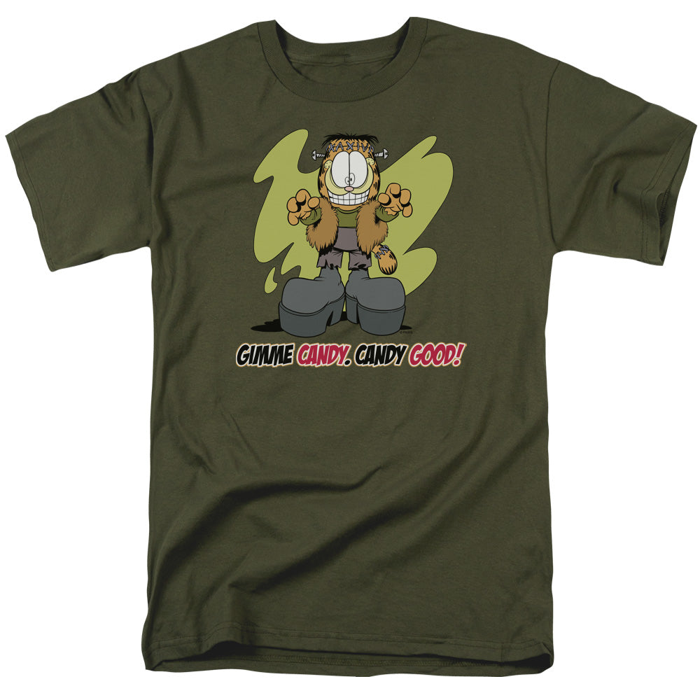 GARFIELD/CANDY GOOD - S/S ADULT 18/1 - MILITARY GREEN