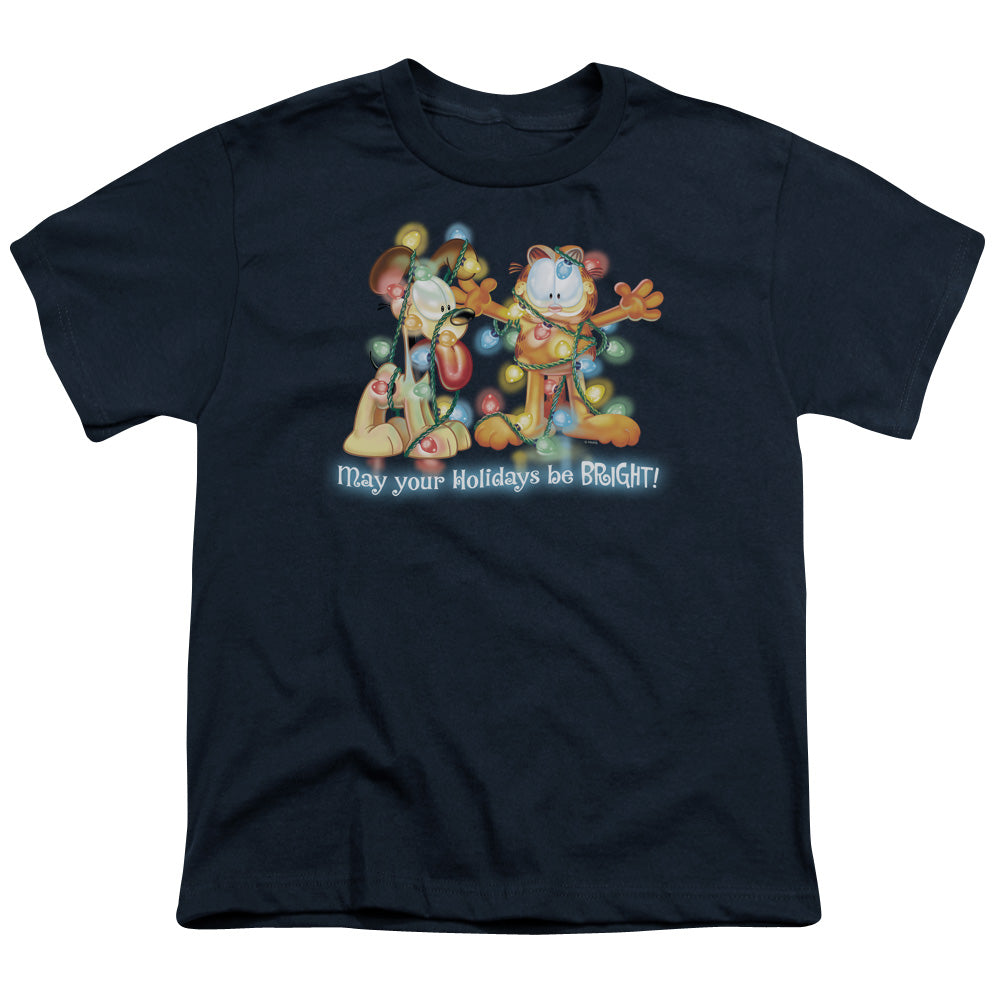 GARFIELD/BRIGHT HOLIDAYS - S/S YOUTH 18/1 - NAVY