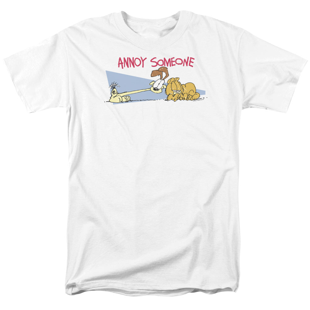 GARFIELD/ANNOY SOMEONE - S/S ADULT 18/1 - WHITE