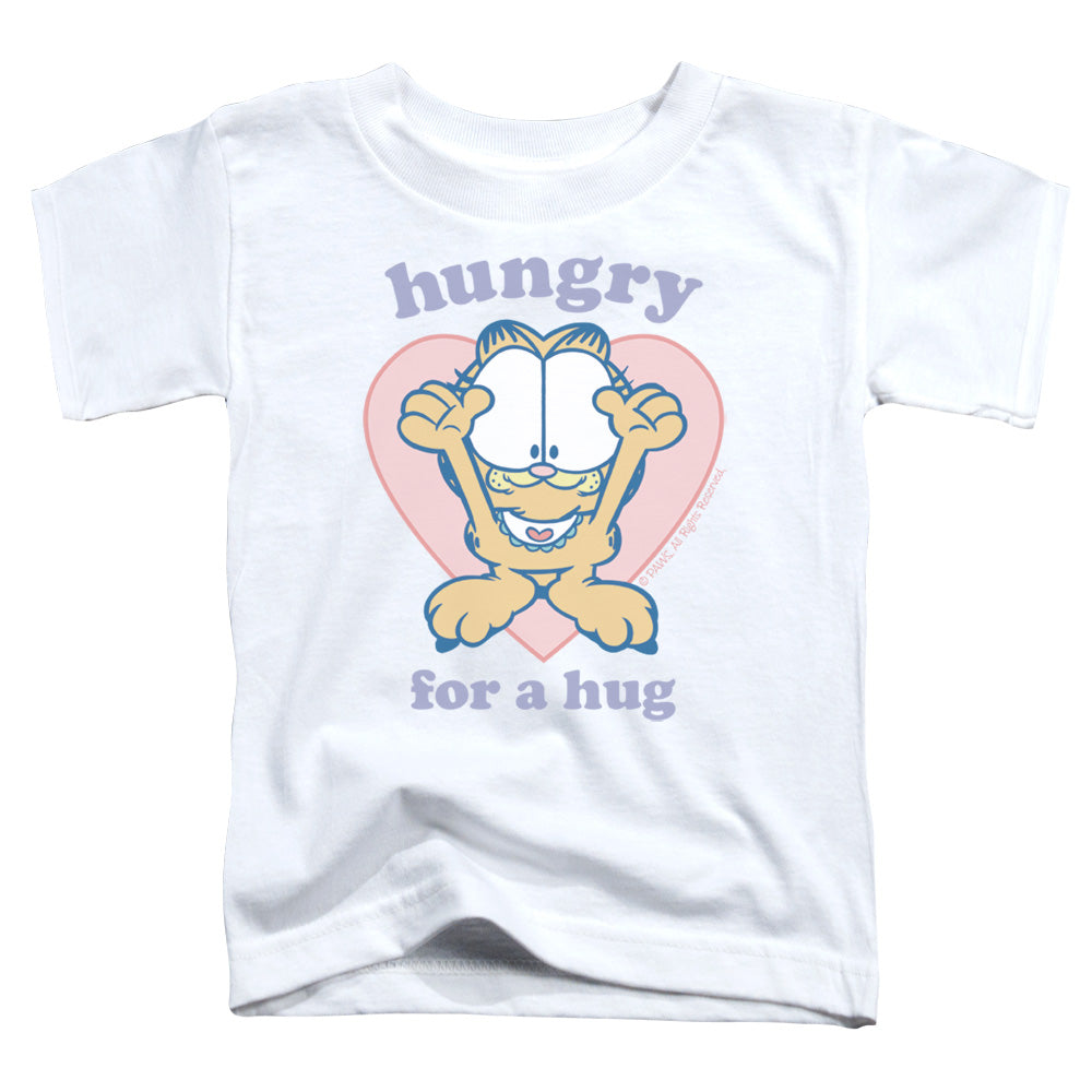 GARFIELD/HUNGRY FOR A HUG - S/S TODDLER TEE - WHITE