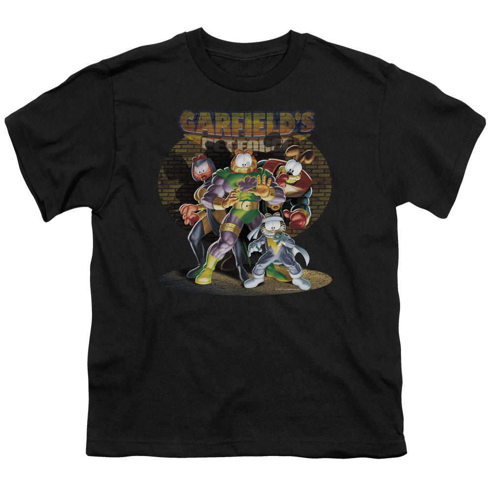 GARFIELD/SPOTLIGHT - S/S YOUTH 18/1 - BLACK