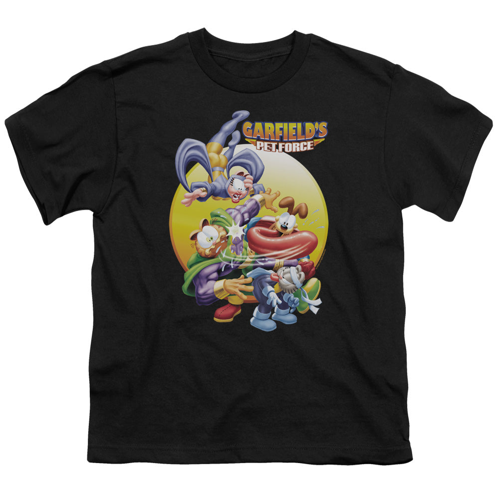 GARFIELD/TONGUE OF DOOM - S/S YOUTH 18/1 - BLACK