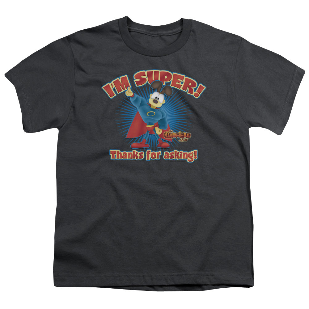 GARFIELD/SUPER - S/S YOUTH 18/1 - CHARCOAL