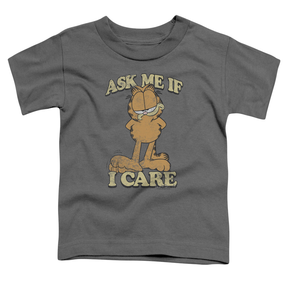 GARFIELD/ASK ME - S/S TODDLER TEE - CHARCOAL