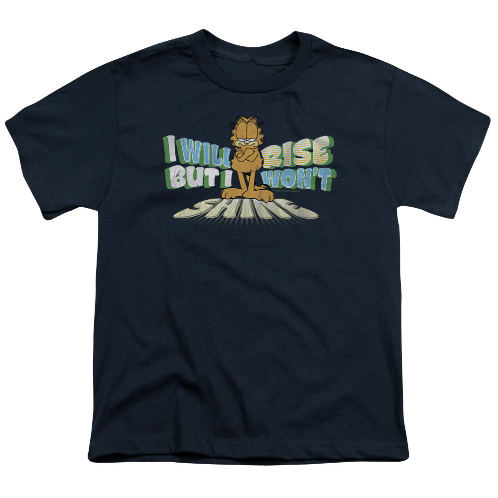 GARFIELD/RISE NOT SHINE - S/S YOUTH 18/1 - NAVY