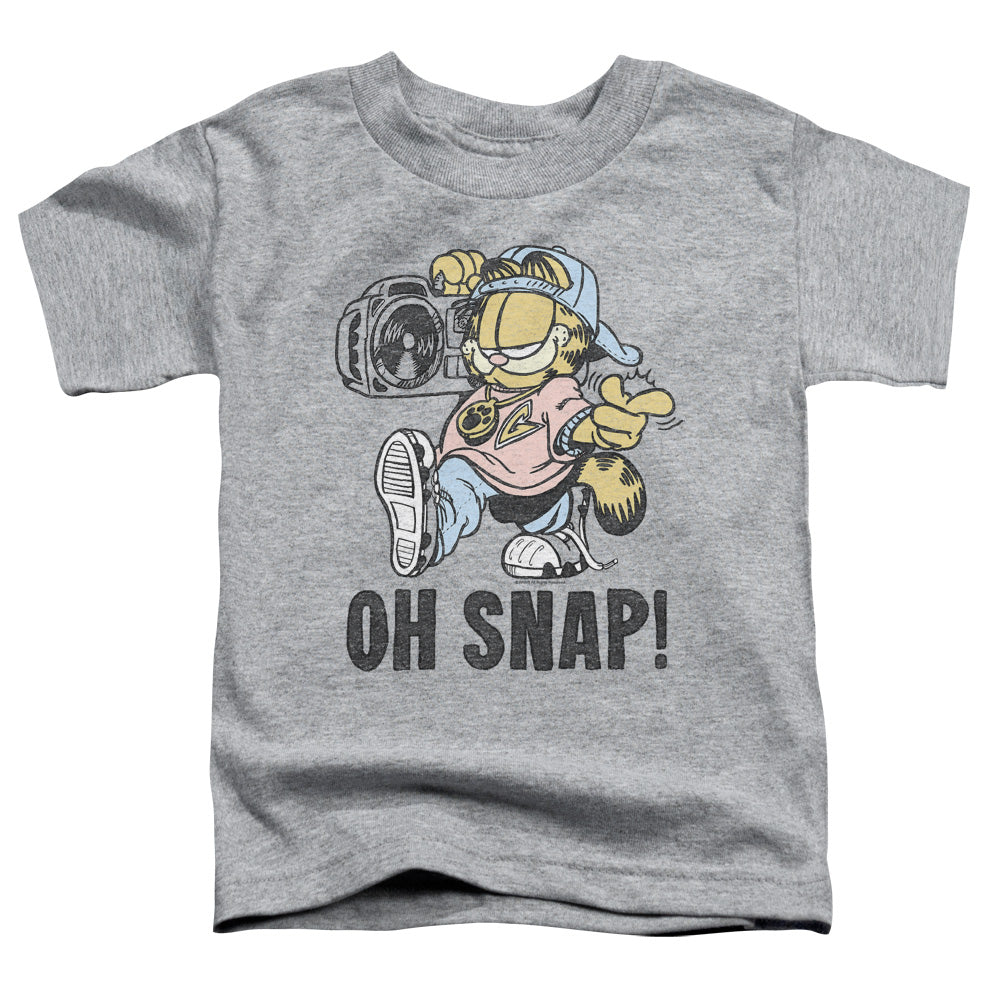 GARFIELD/OH SNAP - S/S TODDLER TEE - ATHLETIC HEATHER