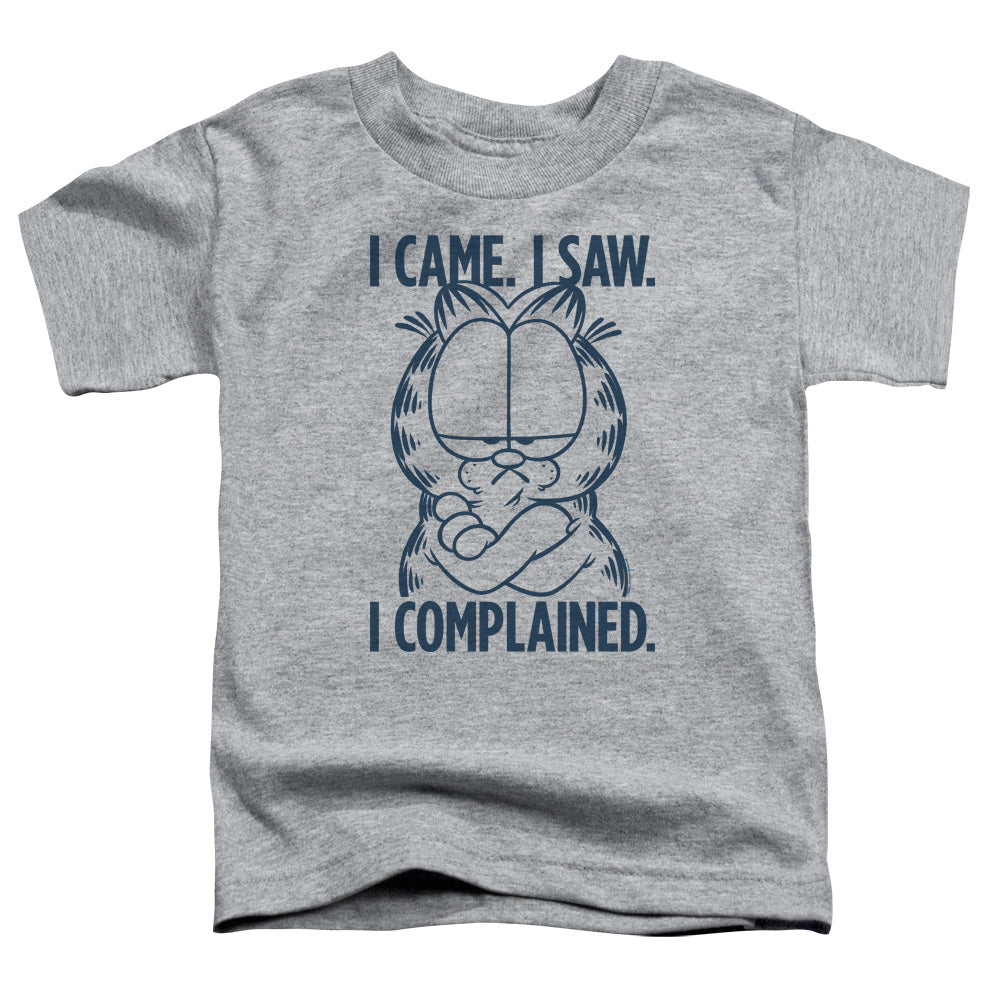 GARFIELD/I COMPLAINED - S/S TODDLER TEE - ATHLETIC HEATHER