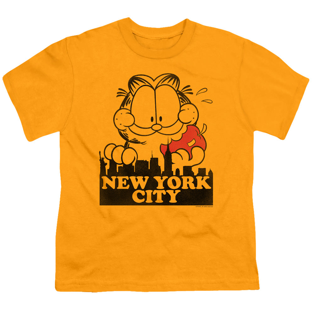 GARFIELD/BIG APPLE - S/S YOUTH 18/1 - GOLD