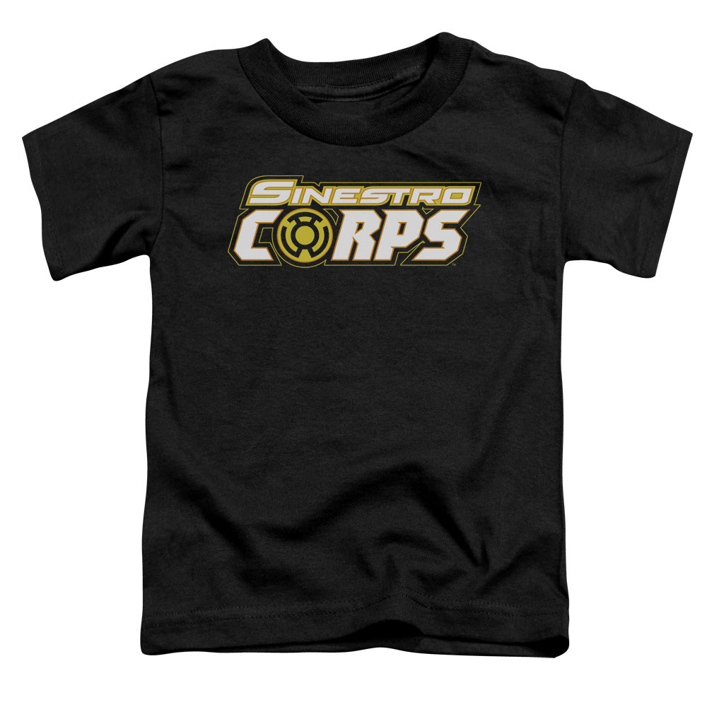 GREEN LANTERN/SINESTRO CORPS LOGO - S/S TODDLER TEE - BLACK