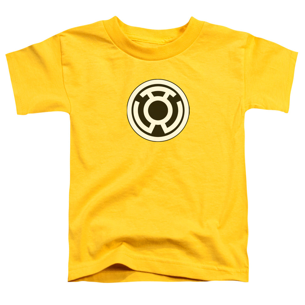 GREEN LANTERN/SINESTRO CORPS LOGO - S/S TODDLER TEE - YELLOW