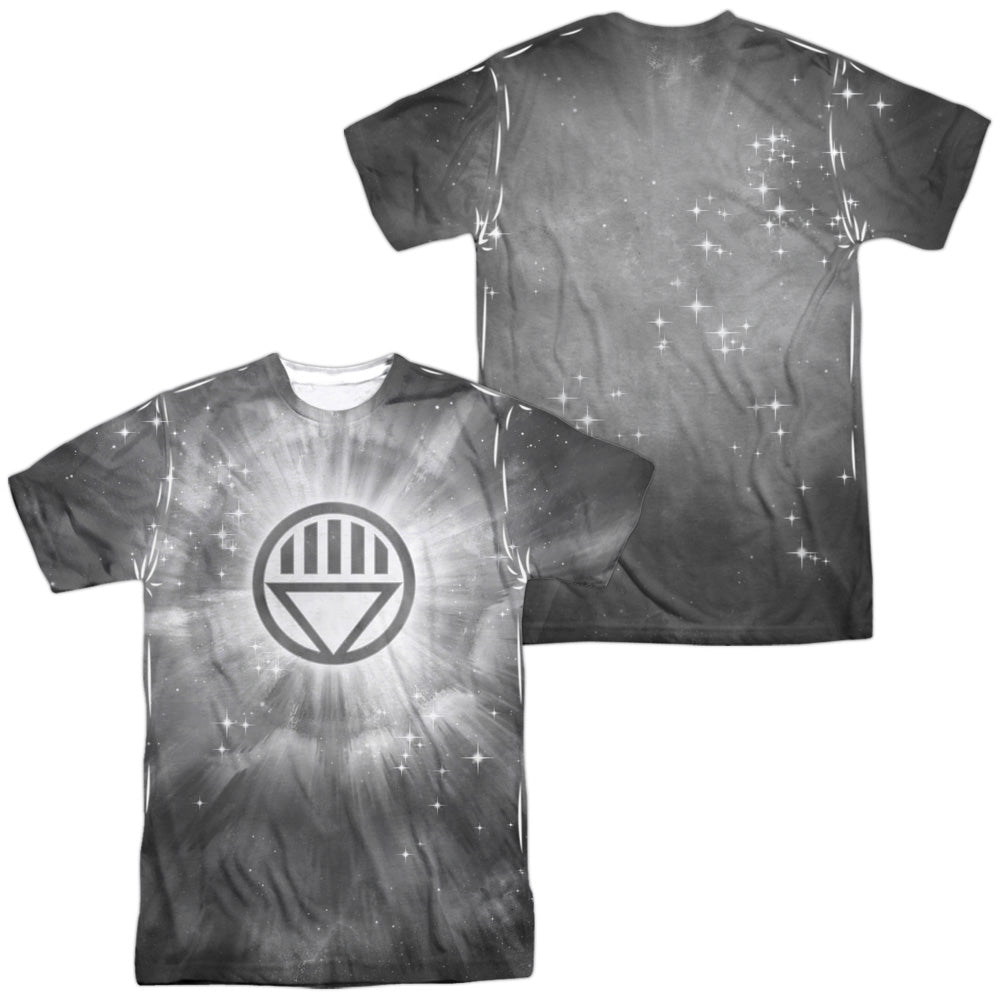 GREEN LANTERN/BLACK ENERGY (FRONT/BACK PRINT) -  S/S ADULT POLY CREW - MULTI