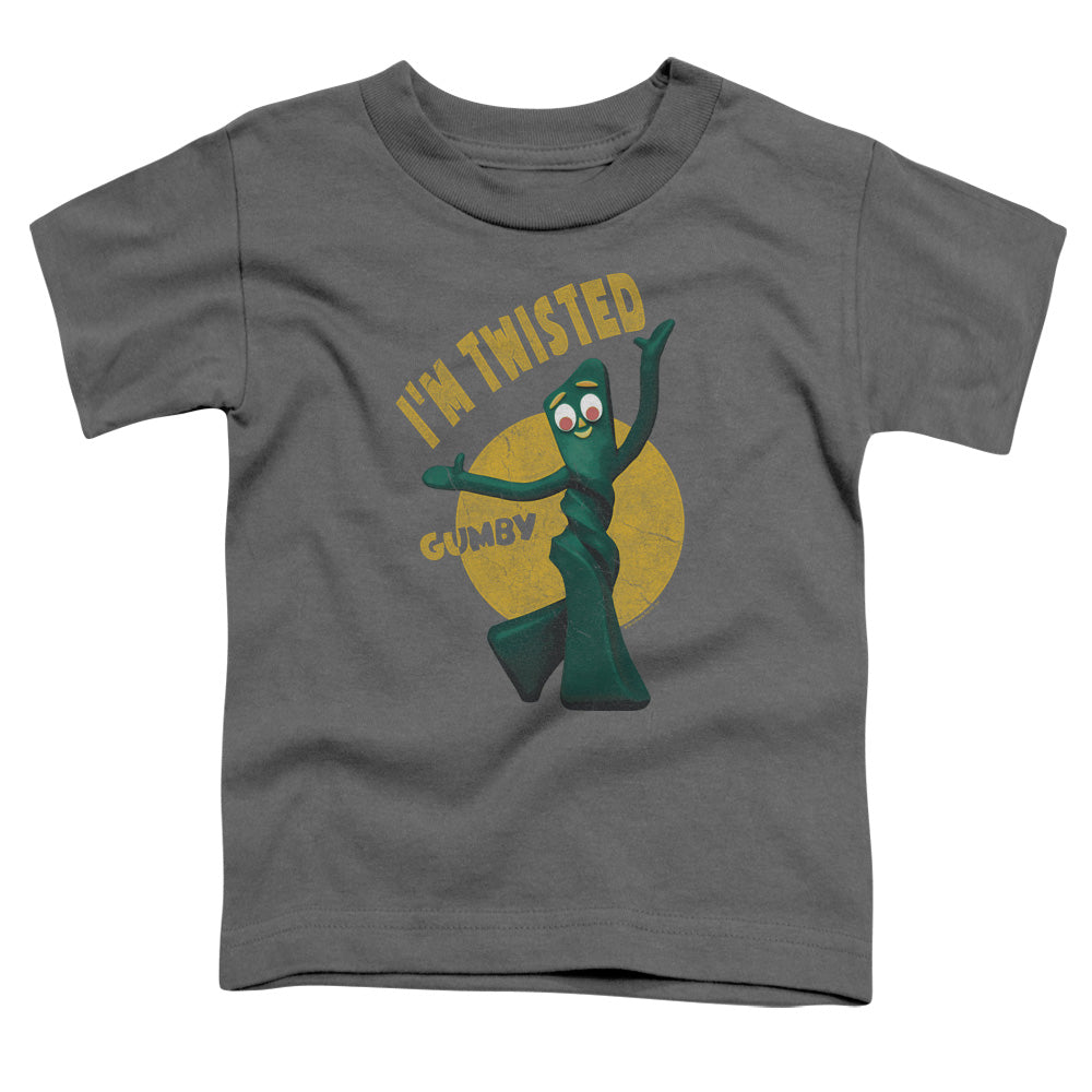 GUMBY/TWISTED - S/S TODDLER TEE - CHARCOAL